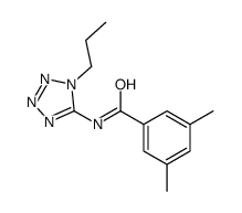 Benzamide, 3,5-dimethyl-N-(1-propyl-1H-tetrazol-5-yl)- (9CI) structure