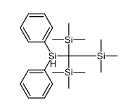 [diphenylsilyl-bis(trimethylsilyl)methyl]-trimethylsilane Structure