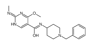 N-(1-Benzyl-4-piperidyl)-4-methoxy-2-(methylamino)-5-pyrimidinecarboxamide picture