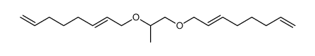 8-((1-(octa-2,7-dien-1-yloxy)propan-2-yl)oxy)octa-1,6-diene Structure