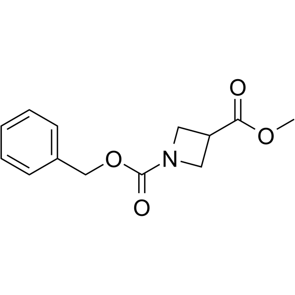 Methyl 1-Cbz-azetidine-3-carboxylate Structure