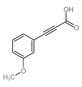 3-(3-methoxyphenyl)prop-2-ynoic acid Structure