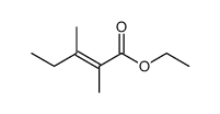 2,3-Dimethyl-2-pentensaeure-ethylester结构式