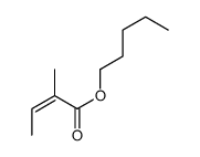 amyl tiglate Structure