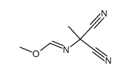 methylN-(1,1-dicyanoethyl)formimidate结构式