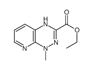 Pyrido[3,2-e]-as-triazine-3-carboxylic acid, 1,2-dihydro-1-methyl-, ethyl ester (8CI) picture