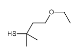 4-ethoxy-2-methylbutane-2-thiol结构式