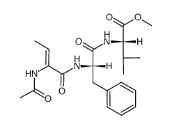 Ac-ΔBut-Phe-Val-OMe Structure