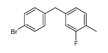 1-(4-bromo-phenyl)-1-(3-fluoro-4-methylphenyl)-methane Structure