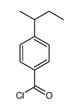 Benzoyl chloride, 4-(1-methylpropyl)- (9CI)结构式