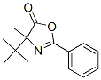 5(4H)-Oxazolone,4-(1,1-dimethylethyl)-4-methyl-2-phenyl- structure