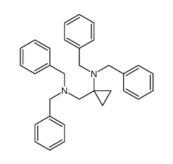 N,N-dibenzyl-1-((dibenzylamino)methyl)cyclopropan-1-amine Structure