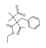 ethyl 2-acetyl-2-benzyl-3-methyl-3-nitrobutanoate Structure