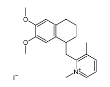 6,7-Dimethoxy-1-(3-methylpyridin-2-ylmethyl)-1,2,3,4-tetrahydronaphthalin Methoiodid结构式