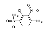 4-amino-2-chloro-3-nitrobenzenesulfonamide Structure