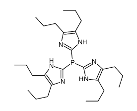 tris(4,5-dipropyl-1H-imidazol-2-yl)phosphane Structure