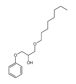 1-octoxy-3-phenoxypropan-2-ol Structure