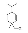 3-(chloromethyl)-3-methyl-6-propan-2-ylidenecyclohexa-1,4-diene Structure