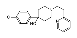 4-(4-chlorophenyl)-1-(2-pyridin-2-ylethyl)piperidin-4-ol Structure