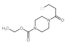 ethyl 4-(3-chloropropanoyl)piperazine-1-carboxylate Structure