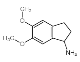 5,6-二甲氧基茚满-1-胺结构式