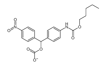 [(4-nitrophenyl)-[4-(pentoxycarbonylamino)phenyl]methyl] carbonate结构式