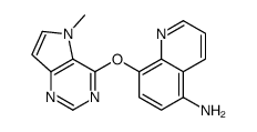 8-(5-methylpyrrolo[3,2-d]pyrimidin-4-yl)oxyquinolin-5-amine Structure