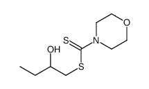 2-hydroxybutyl morpholine-4-carbodithioate Structure