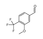 3-甲氧基-4-(三氟甲基)苯甲醛结构式