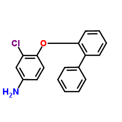 4-(2-Biphenylyloxy)-3-chloroaniline结构式