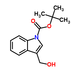 1-Boc-3-Hydroxymethylindole Structure