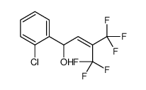 1-(o-Chlorophenyl)-4,4,4-trifluoro-3-(trifluoromethyl)-2-buten-1-ol结构式