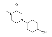 4-(4-hydroxycyclohexyl)-1-methylpiperazin-2-one Structure