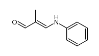 α-methyl-β-anilinoacrolein Structure