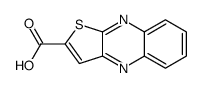 噻吩并[2,3-b]喹噁啉-2-羧酸结构式