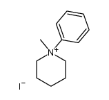 1-methyl-1-phenylpiperidinium iodide Structure