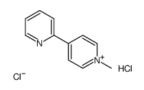 1-methyl-4-pyridin-1-ium-2-ylpyridin-1-ium,dichloride结构式