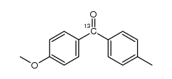 (4-methoxyphenyl)(p-tolyl)methanone-13C结构式