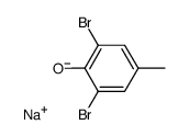 sodium 2,6-dibromo-4-methylphenoxide Structure