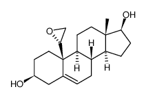 (19S)-10β-oxiranylestr-5-ene-3β,17β-diol Structure