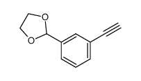 2-(3-Ethynylphenyl)-1,3-dioxolane Structure