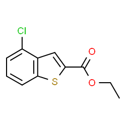 Ethyl4-chlorobenzo[b]thiophene-2-carboxylate structure