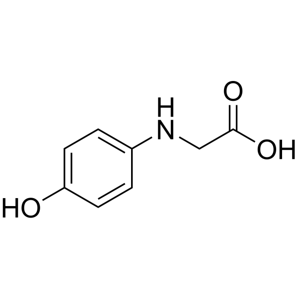 N-(4-HYDROXYPHENYL)GLYCINE Structure