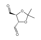 1,3-Dioxolane-4,5-dicarboxaldehyde, 2,2-dimethyl-, (4R,5R)- (9CI)结构式