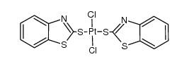 {Pt(benzothiazoline-2-thione)2Cl2}结构式