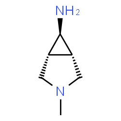 exo-3-methyl-3-azabicyclo[3.1.0]hexan-6-amine structure