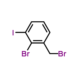 2-溴-1-(溴甲基)-3-碘苯结构式