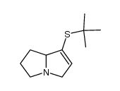 2,3,5,7a-Tetrahydro-7-(tert-butylthio)-1H-pyrrolizine Structure