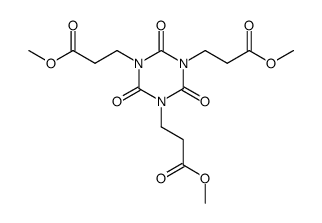 3,3',3''-(2,4,6-trioxo-[1,3,5]triazinane-1,3,5-triyl)-tris-propionic acid trimethyl ester结构式