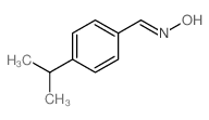 Benzaldehyde,4-(1-methylethyl)-, oxime Structure